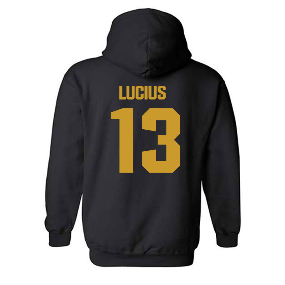 Alabama State - NCAA Football : Corey Lucius - Classic Shersey Hooded Sweatshirt-1