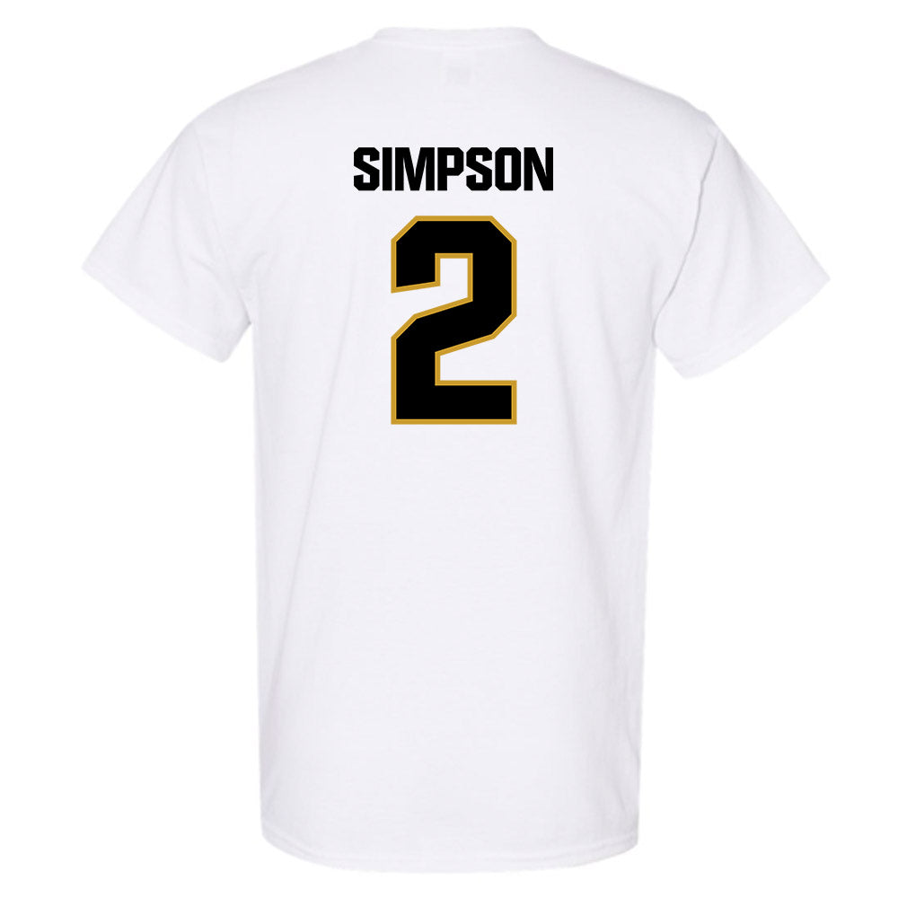 Alabama State - NCAA Men's Basketball : Micah Simpson - Classic Shersey T-Shirt-1