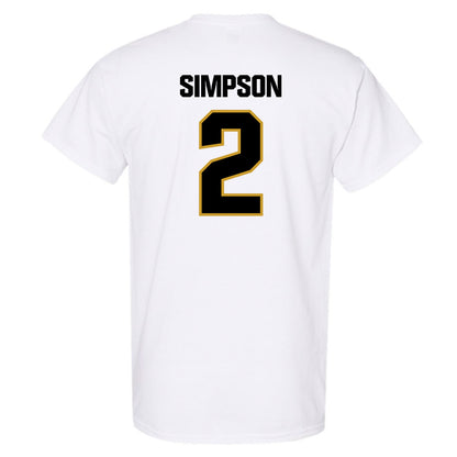 Alabama State - NCAA Men's Basketball : Micah Simpson - Classic Shersey T-Shirt-1