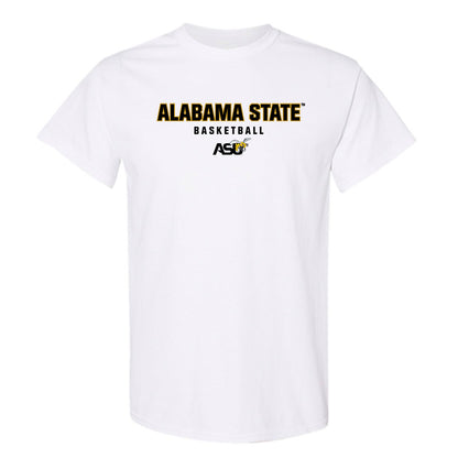 Alabama State - NCAA Men's Basketball : Micah Simpson - Classic Shersey T-Shirt-0