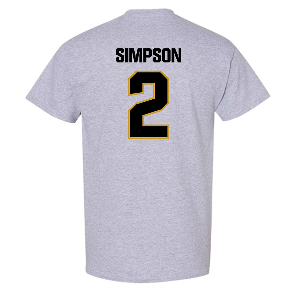 Alabama State - NCAA Men's Basketball : Micah Simpson - Classic Shersey T-Shirt-1