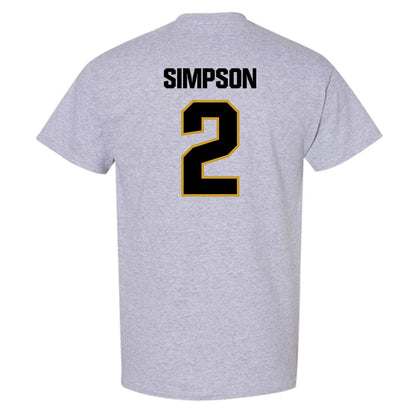 Alabama State - NCAA Men's Basketball : Micah Simpson - Classic Shersey T-Shirt-1