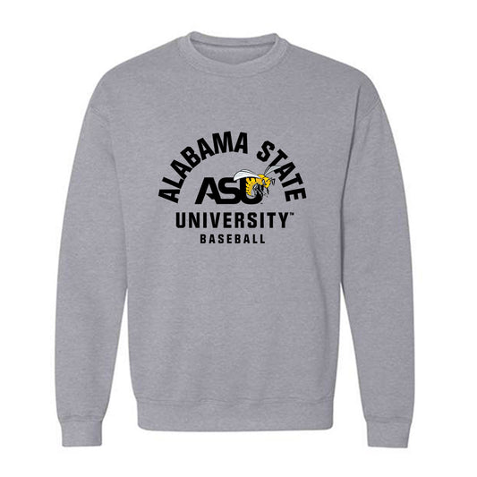 Alabama State - NCAA Baseball : Breydon Divine - Classic Shersey Crewneck Sweatshirt-0
