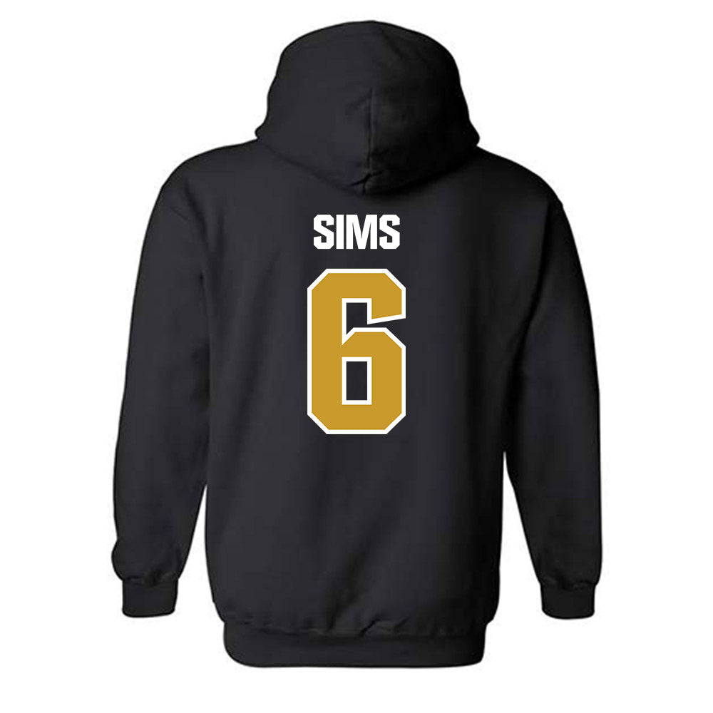 Alabama State - NCAA Football : Tashaun Sims - Classic Shersey Hooded Sweatshirt-1