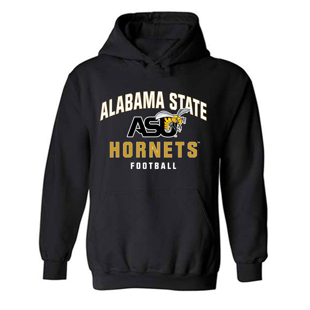 Alabama State - NCAA Football : Tashaun Sims - Classic Shersey Hooded Sweatshirt-0