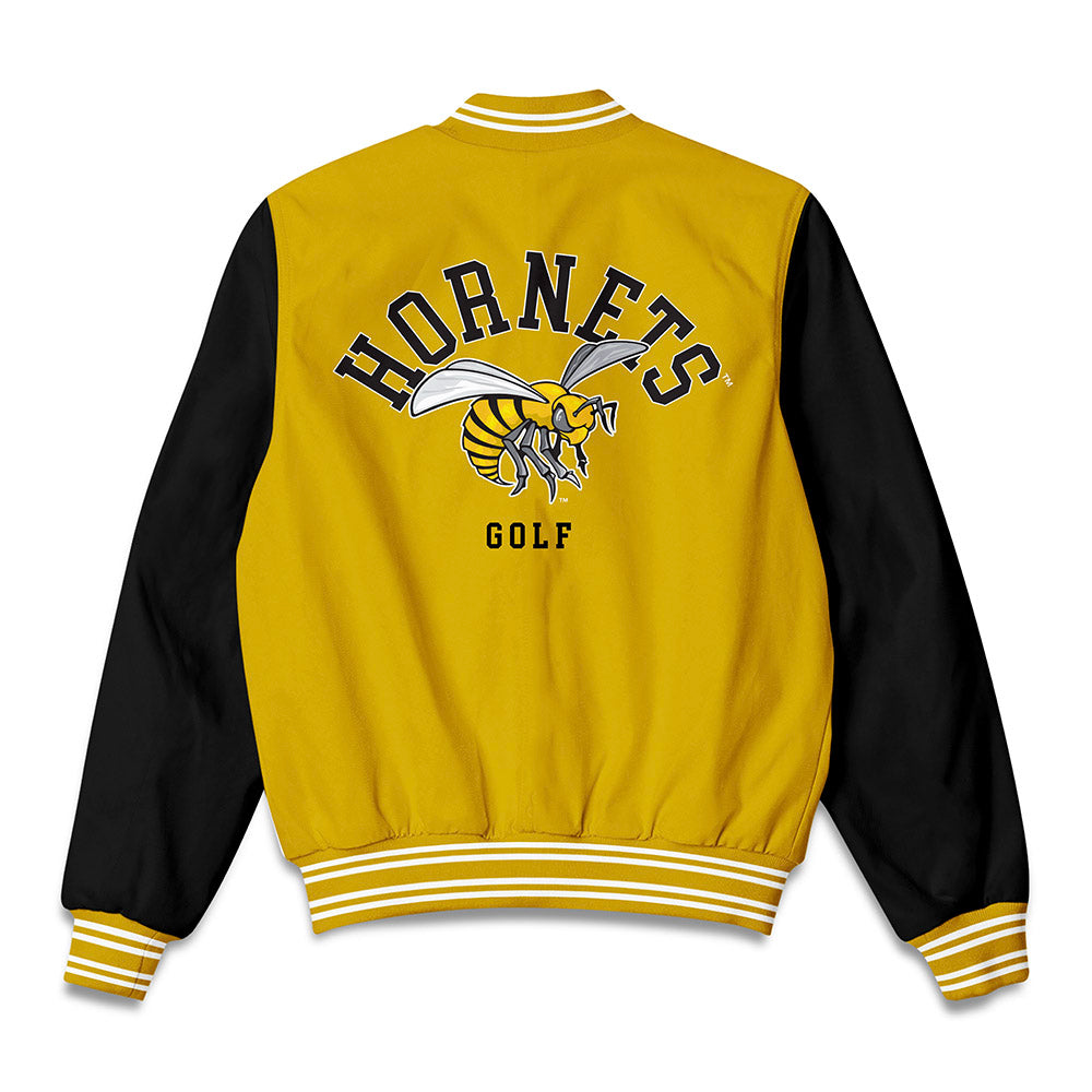 Alabama State - NCAA Men's Golf : Narabodin Swaengdee - Bomber Jacket-1