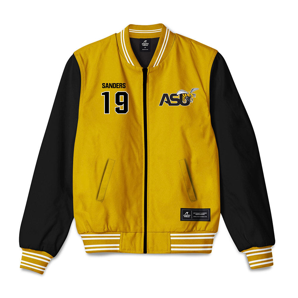 Alabama State - NCAA Baseball : Caleb Sanders - Bomber Jacket-0