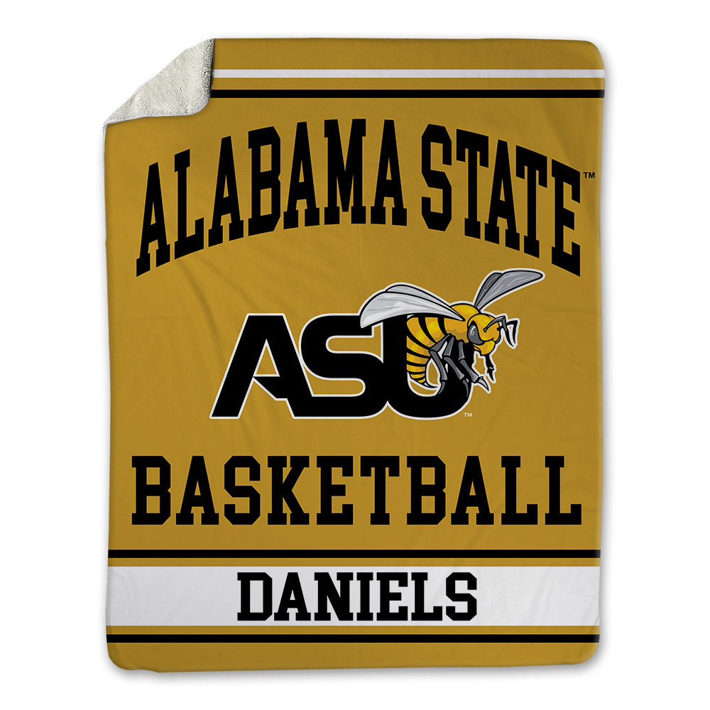 Alabama State - NCAA Women's Basketball : Aamori Daniels - Blanket-0