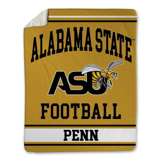 Alabama State - NCAA Football : Dezmond Penn - Blanket-0