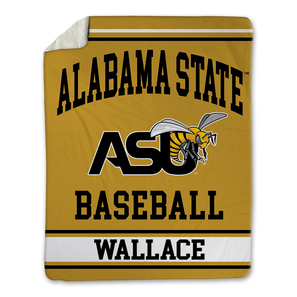 Alabama State - NCAA Baseball : Zack Wallace - Blanket-0