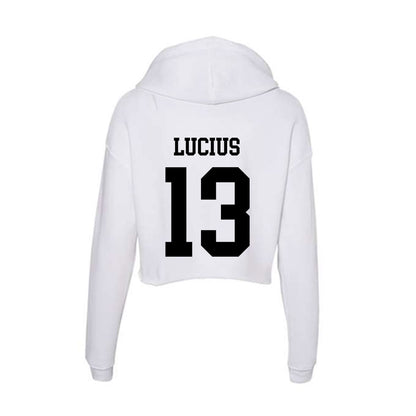 Alabama State - NCAA Football : Corey Lucius - Classic Shersey Women's Crop Fleece Hoodie-1