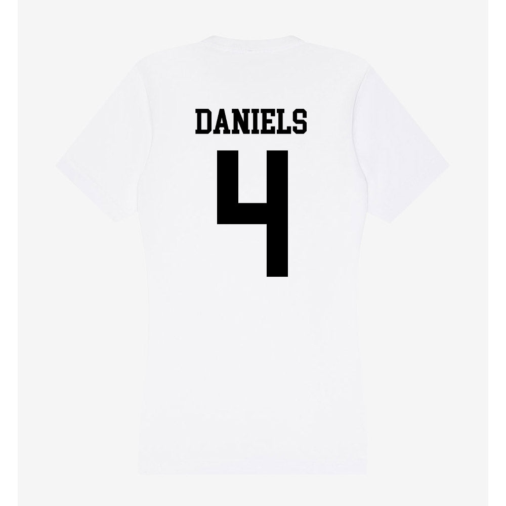 Alabama State - NCAA Women's Basketball : Aamori Daniels - Classic Shersey Women's V-Neck T-Shirt-1