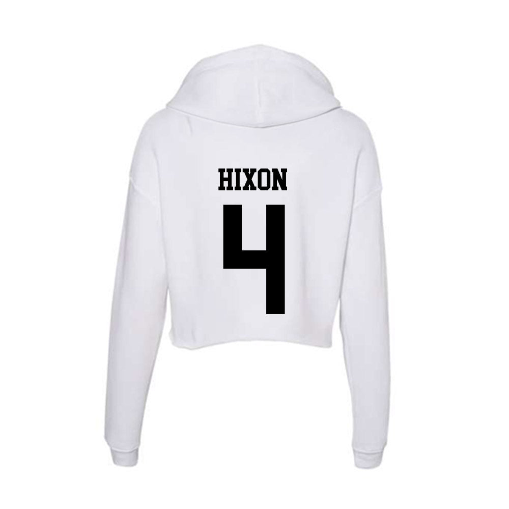 Alabama State - NCAA Football : Nehemiah Hixon - Classic Shersey Women's Crop Fleece Hooded Sweatshirt-1