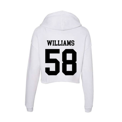 Alabama State - NCAA Football : Christian Williams - Classic Shersey Women's Crop Fleece Hoodie-1