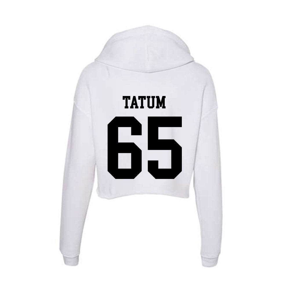 Alabama State - NCAA Football : Jvyon Tatum - Classic Shersey Women's Crop Fleece Hooded Sweatshirt-1