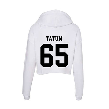 Alabama State - NCAA Football : Jvyon Tatum - Classic Shersey Women's Crop Fleece Hooded Sweatshirt-1