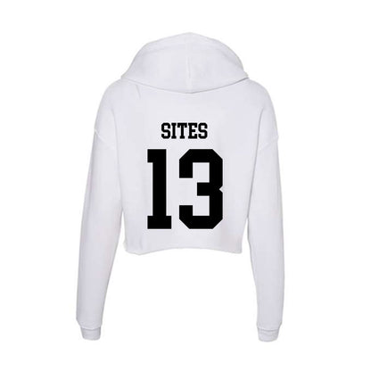 Alabama State - NCAA Women's Soccer : Briana Sites - Classic Shersey Women's Crop Fleece Hoodie-1