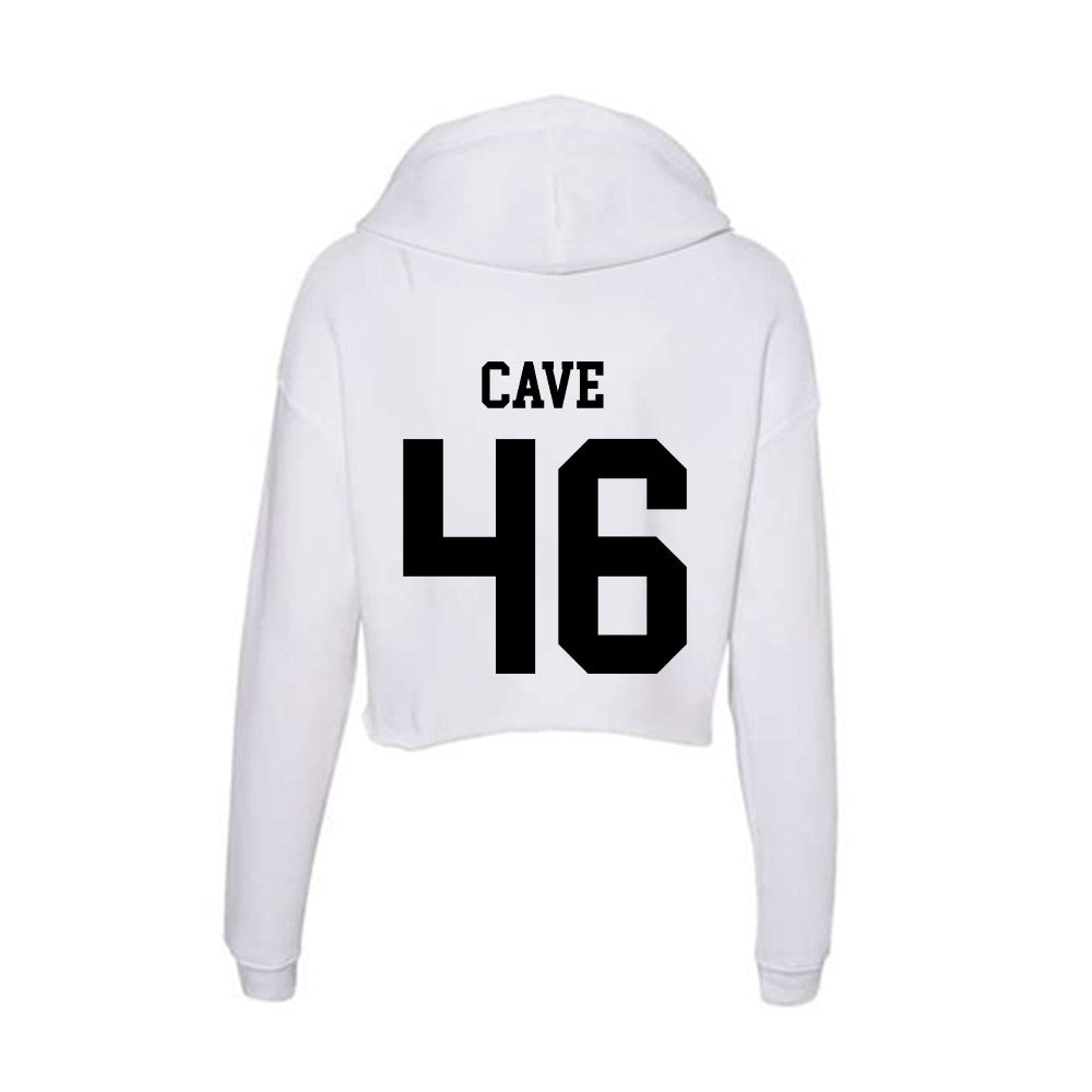 Alabama State - NCAA Football : Bravis Cave - Classic Shersey Women's Crop Fleece Hooded Sweatshirt-1