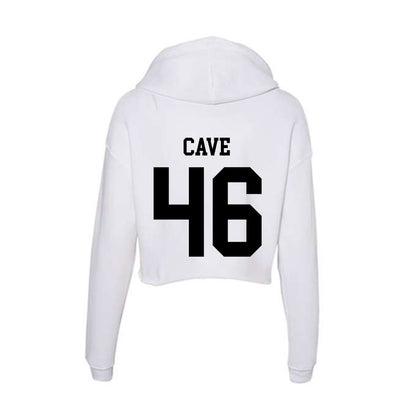 Alabama State - NCAA Football : Bravis Cave - Classic Shersey Women's Crop Fleece Hooded Sweatshirt-1