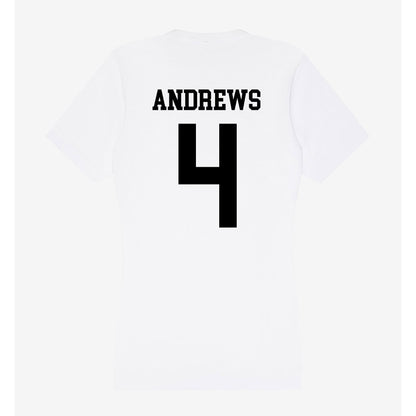 Alabama State - NCAA Men's Basketball : Mario Andrews - Classic Shersey Women's V-Neck T-Shirt-1