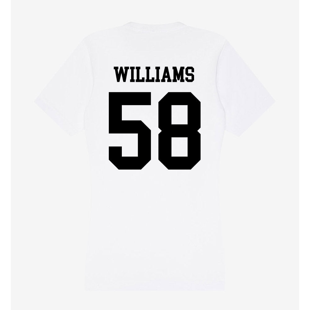 Alabama State - NCAA Football : Christian Williams - Classic Shersey Women's V-Neck T-Shirt-1