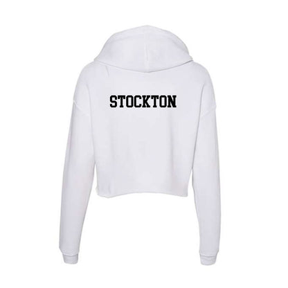 Alabama State - NCAA Men's Track & Field : Seth Stockton - Classic Shersey Women's Crop Fleece Hoodie-1