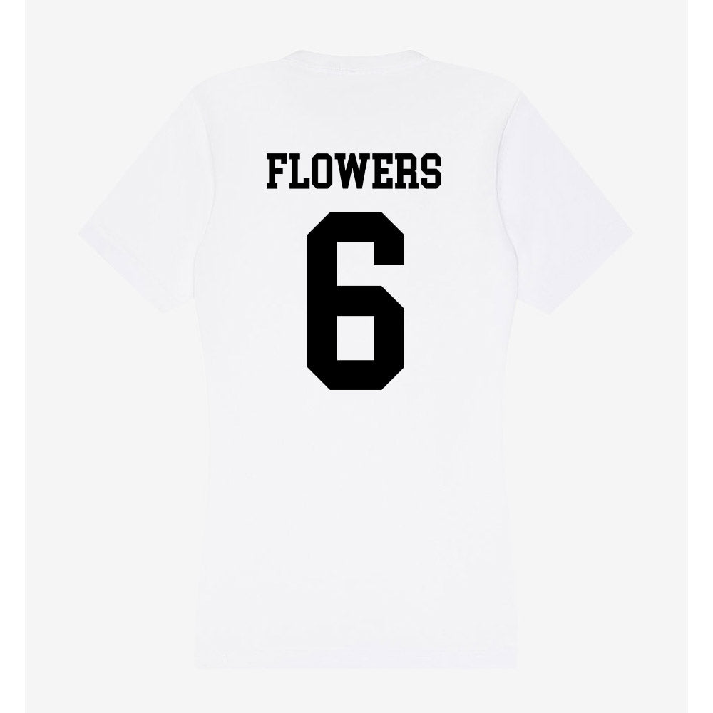 Alabama State - NCAA Women's Basketball : NyKeria Flowers - Classic Shersey Women's V-Neck T-Shirt-1