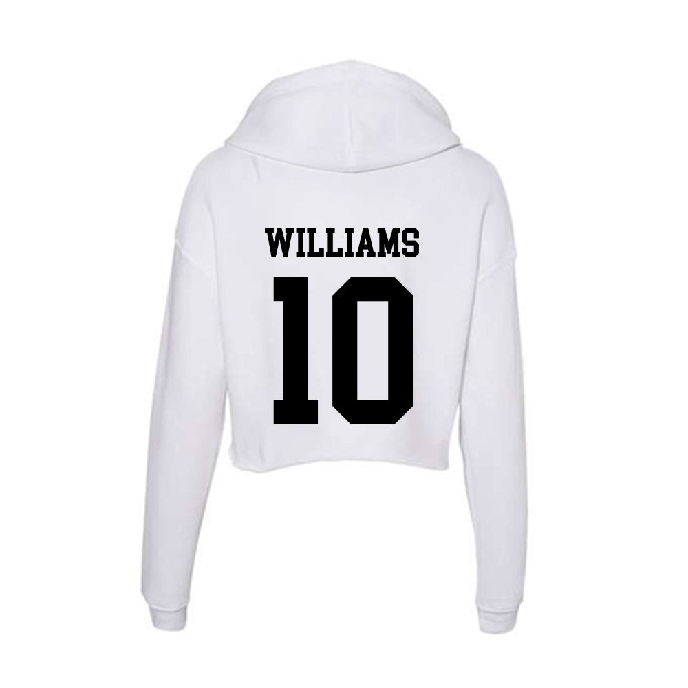 Alabama State - NCAA Women's Soccer : Jordan Williams - Classic Shersey Women's Crop Fleece Hoodie-1