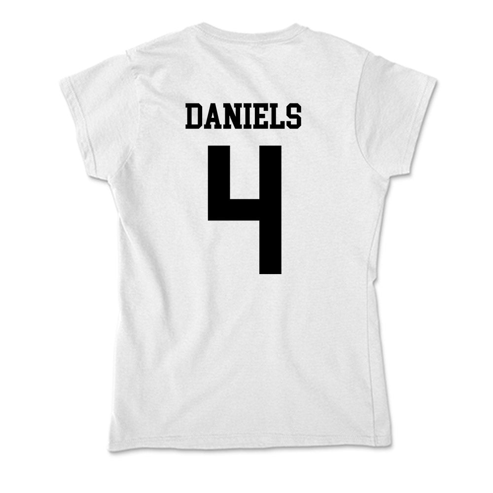 Alabama State - NCAA Women's Basketball : Aamori Daniels - Classic Shersey Soft Style Women’s T-Shirt-1