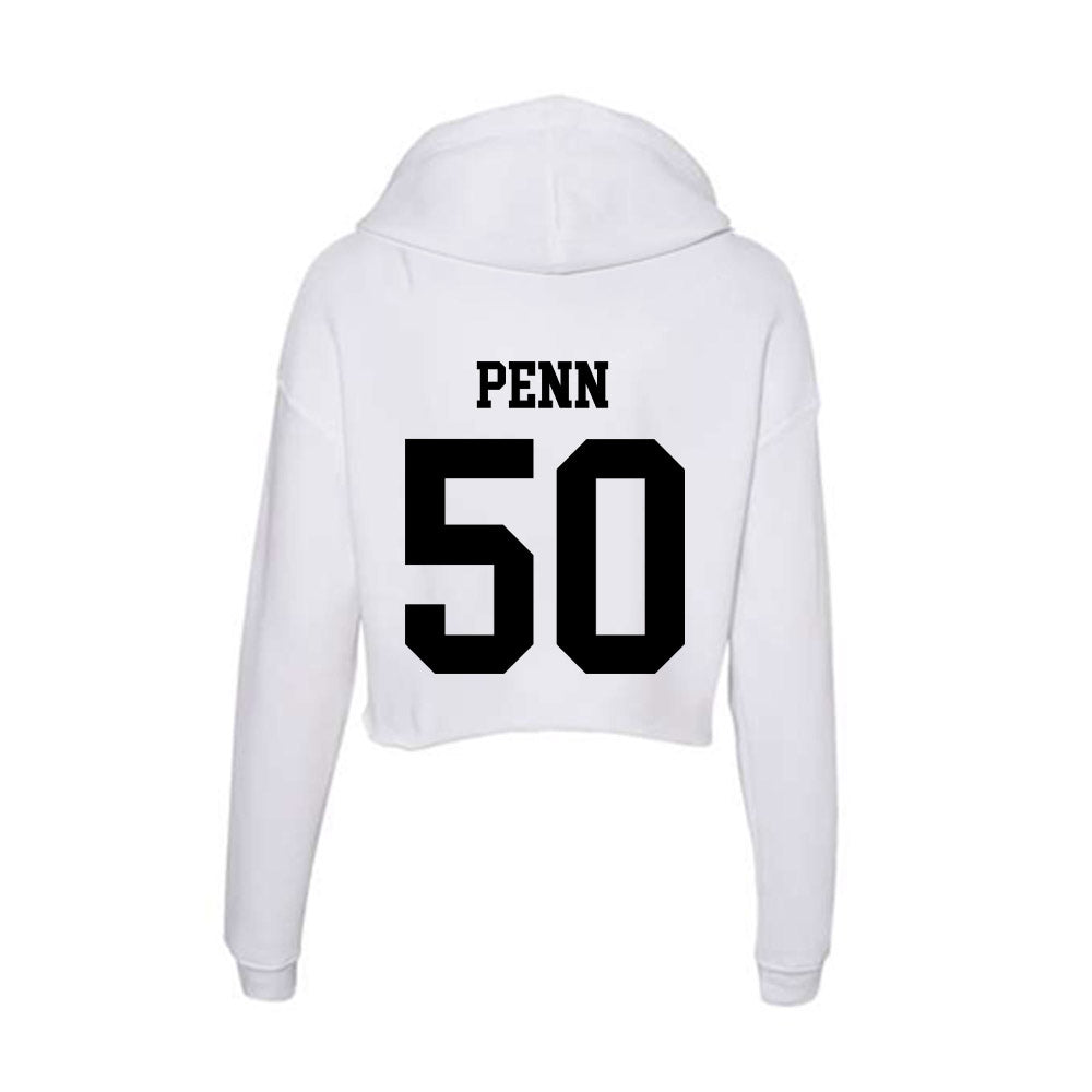 Alabama State - NCAA Football : Dezmond Penn - Classic Shersey Women's Crop Fleece Hoodie-1