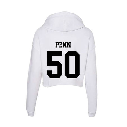 Alabama State - NCAA Football : Dezmond Penn - Classic Shersey Women's Crop Fleece Hoodie-1
