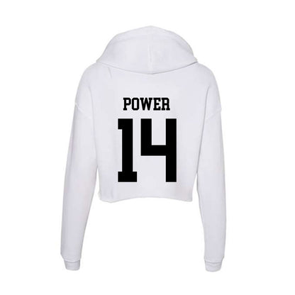 Alabama State - NCAA Baseball : Trey Power - Classic Shersey Women's Crop Fleece Hoodie-1