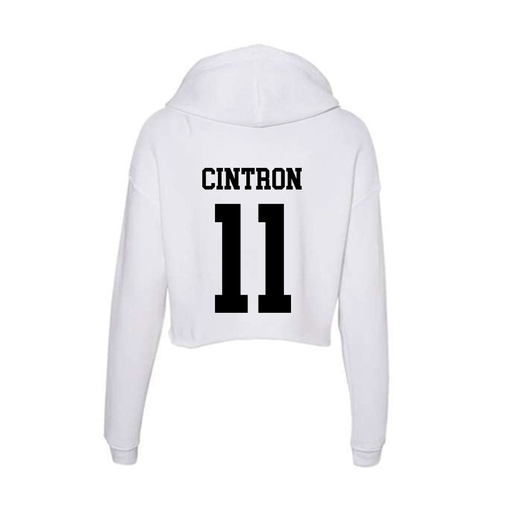 Alabama State - NCAA Softball : Amanda Cintron - Classic Shersey Women's Crop Fleece Hoodie-1
