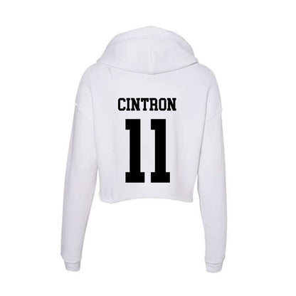 Alabama State - NCAA Softball : Amanda Cintron - Classic Shersey Women's Crop Fleece Hoodie-1
