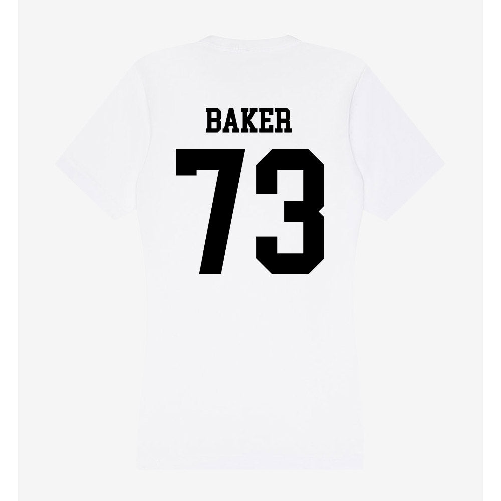 Alabama State - NCAA Football : Elijah Baker - Classic Shersey Women's V-Neck T-Shirt-1