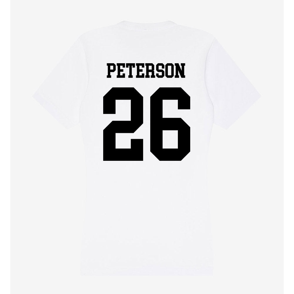 Alabama State - NCAA Baseball : James Peterson - Classic Shersey Women's V-Neck T-Shirt-1