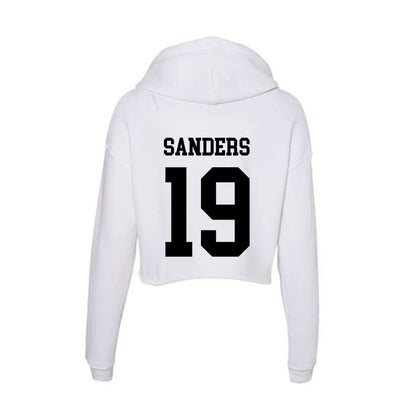 Alabama State - NCAA Baseball : Caleb Sanders - Classic Shersey Women's Crop Fleece Hoodie-1