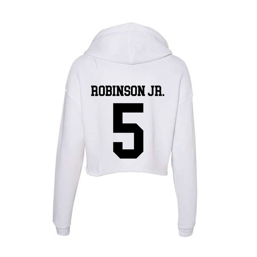 Alabama State - NCAA Football : Mitchell Robinson Jr. - Classic Shersey Women's Crop Fleece Hoodie-1