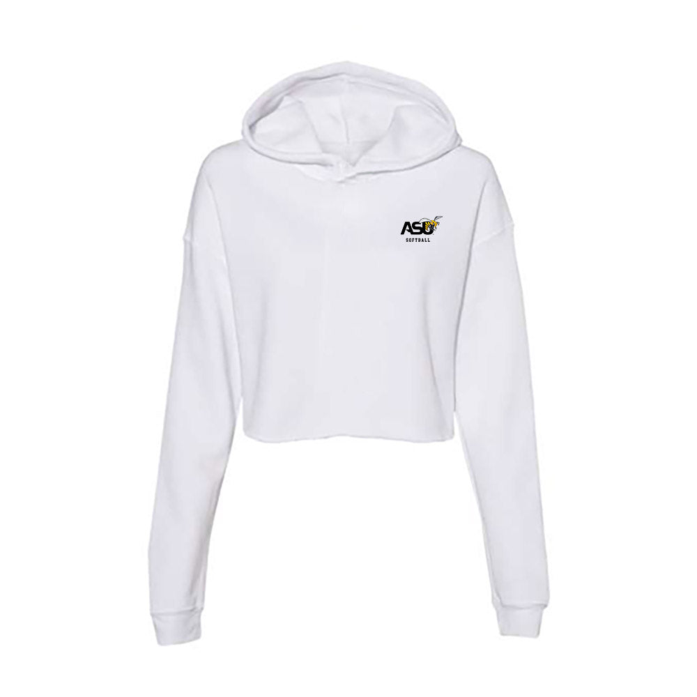 Alabama State - NCAA Softball : Kohana Pousson - Classic Shersey Women's Crop Fleece Hoodie-0
