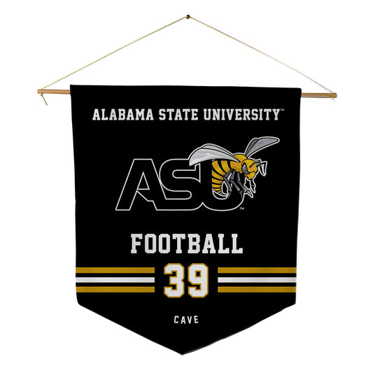 Alabama State - NCAA Football : Bravis Cave - Pennant - 18" x 21"-0