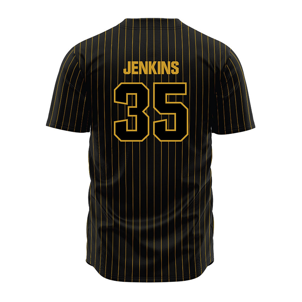 Alabama State - NCAA Baseball : Niguel Jenkins - Black Jersey-1