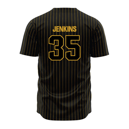 Alabama State - NCAA Baseball : Niguel Jenkins - Black Jersey-1