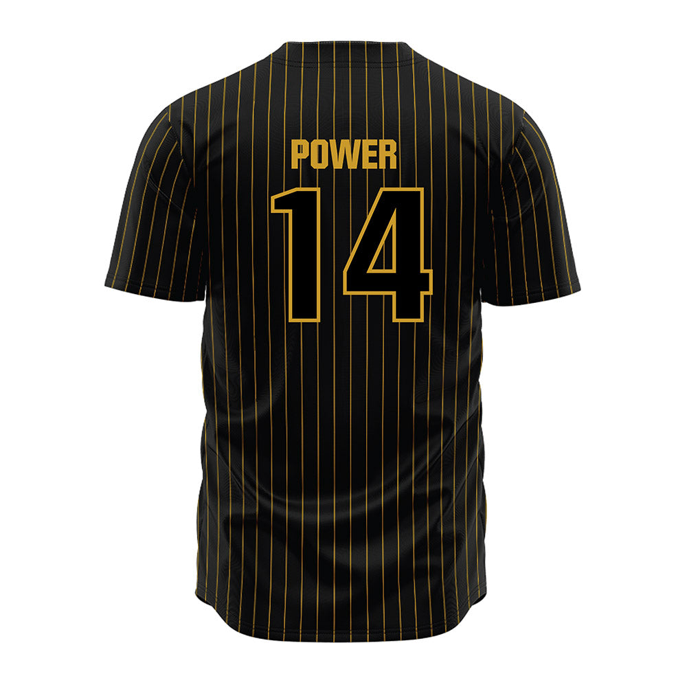 Alabama State - NCAA Baseball : Trey Power - Black Jersey-1