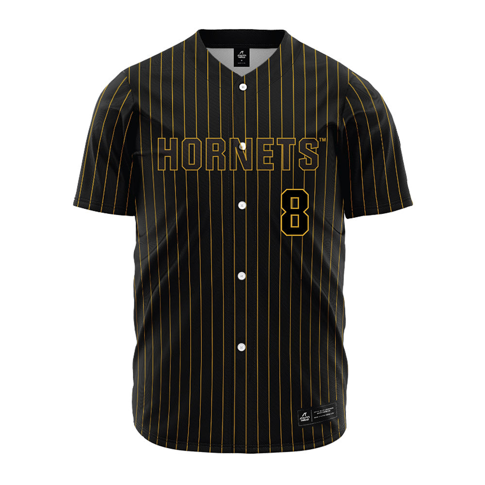 Alabama State - NCAA Baseball : Zack Wallace - Black Jersey-0