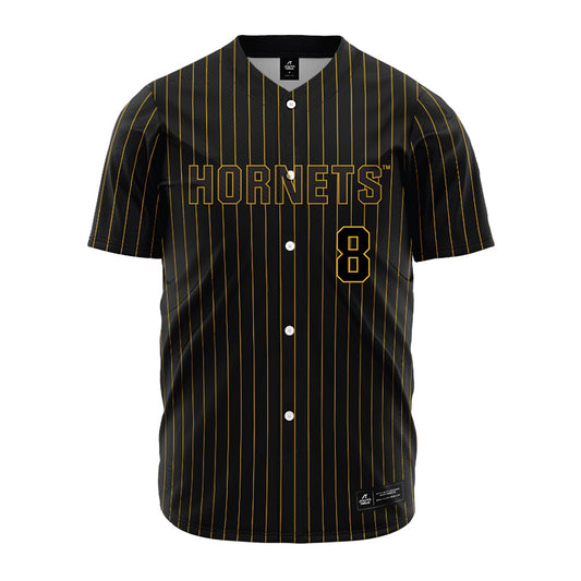 Alabama State - NCAA Baseball : Zack Wallace - Black Jersey-0