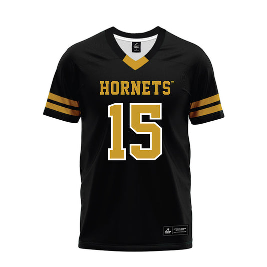 Alabama State - NCAA Football : Elijah Bean - Black Premium Football Jersey-0