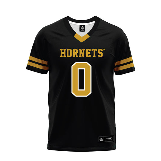 Alabama State - NCAA Football : Jalen Jones - Black Premium Football Jersey-0