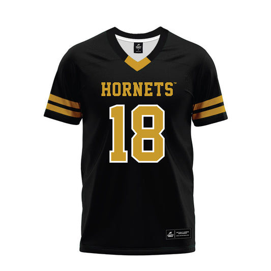 Alabama State - NCAA Football : Ryley McIntosh-pearce - Black Premium Football Jersey-0