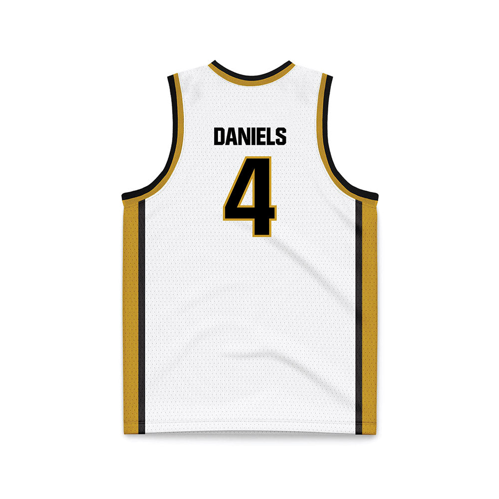 Alabama State - NCAA Women's Basketball : Aamori Daniels - White Basketball Jersey-1