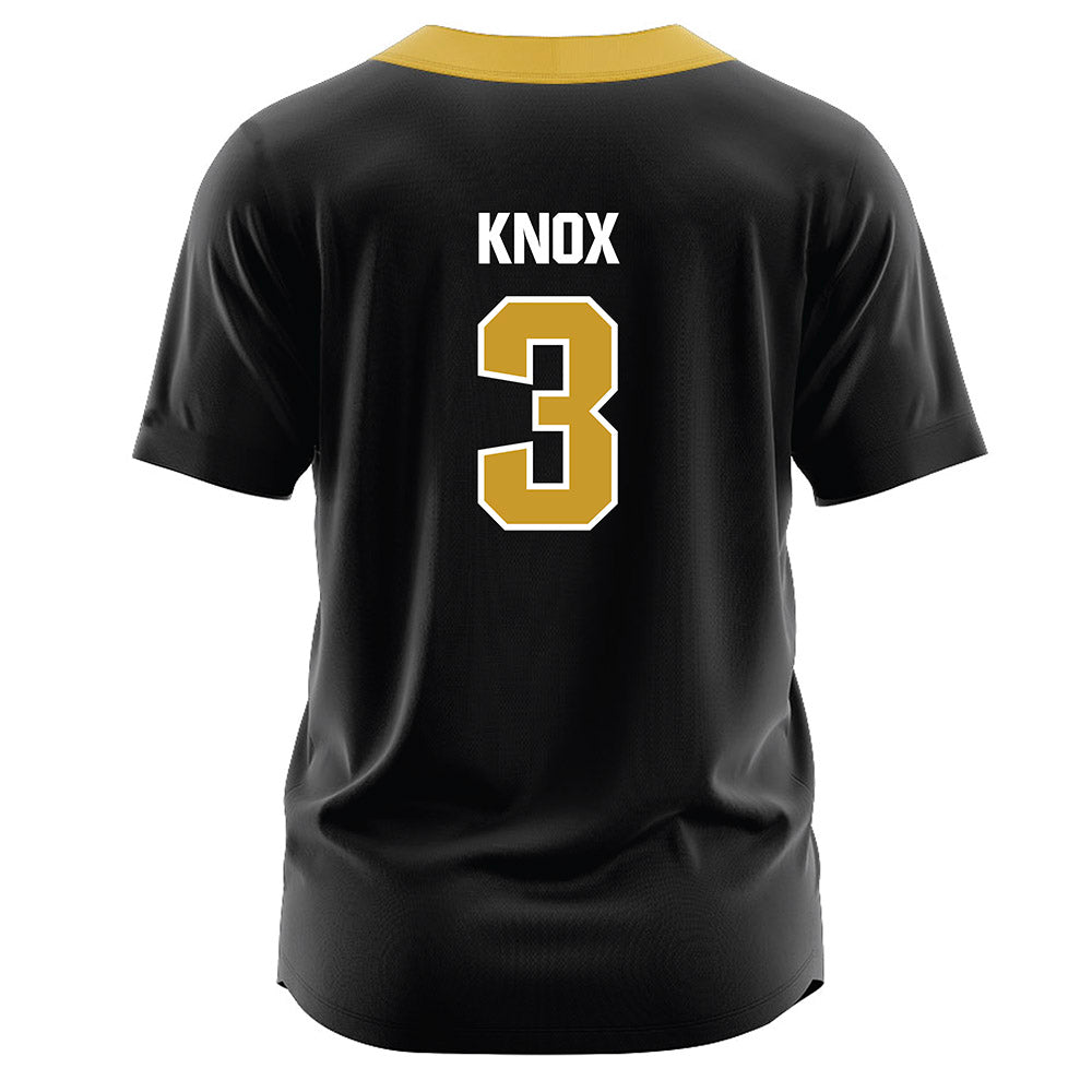 Alabama State - NCAA Softball : Angelina Knox - Black Jersey-1